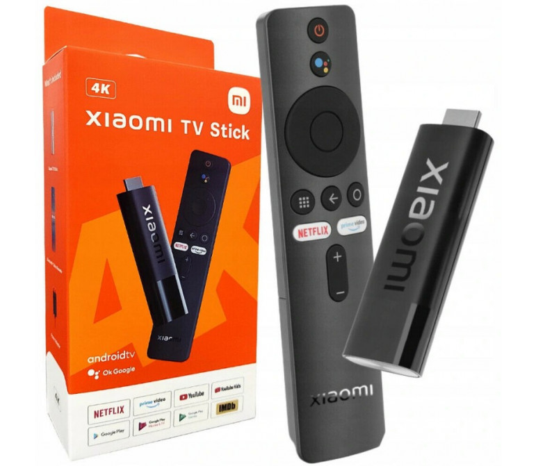 XIAOMI MI TV STICK 4K CHIAVETTA ANDROID TV 9.0 SMART TV NETFLIX PRIME DAZN  MDZ27AA
